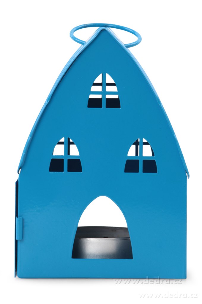 Kovová lucerna, v designu chaloupky – náhled 2 | Grand Móda