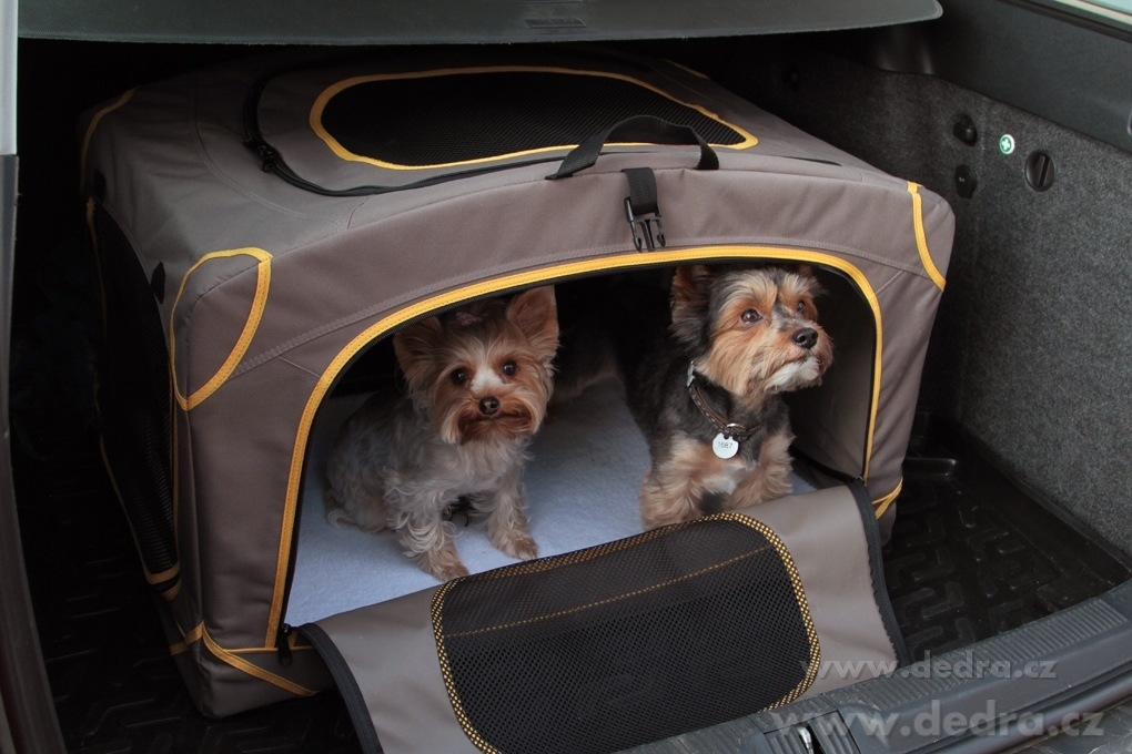 77 cm XL přepravní box na mazlíčky do kufru auta, na sedadlo – náhled 3 | Grand Móda