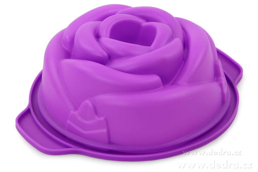 Růže, silikonová forma na bábovku