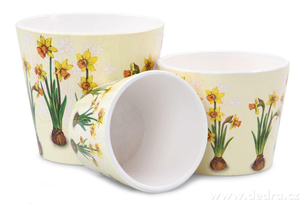 3 ks keramický, obal na květináč – náhled 2 | Grand Móda