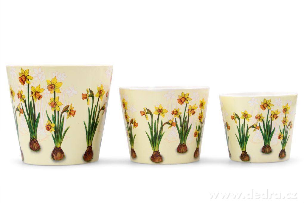 3 ks keramický, obal na květináč – náhled 4 | Grand Móda