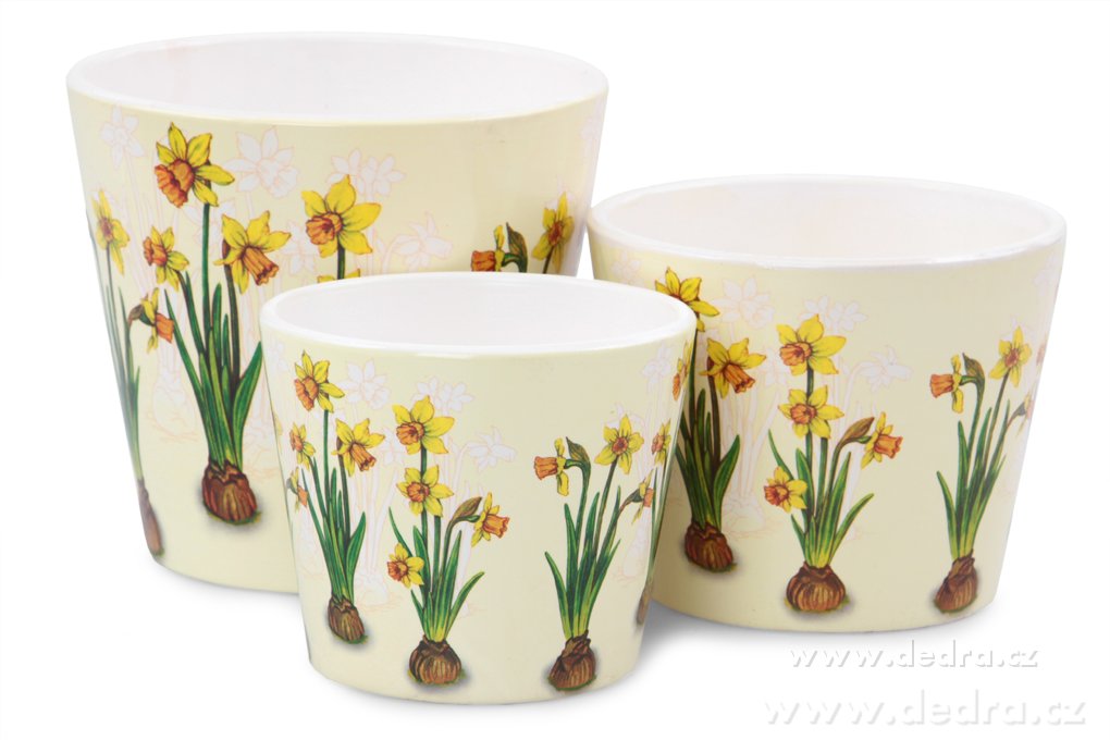 3 ks keramický, obal na květináč – náhled 6 | Grand Móda