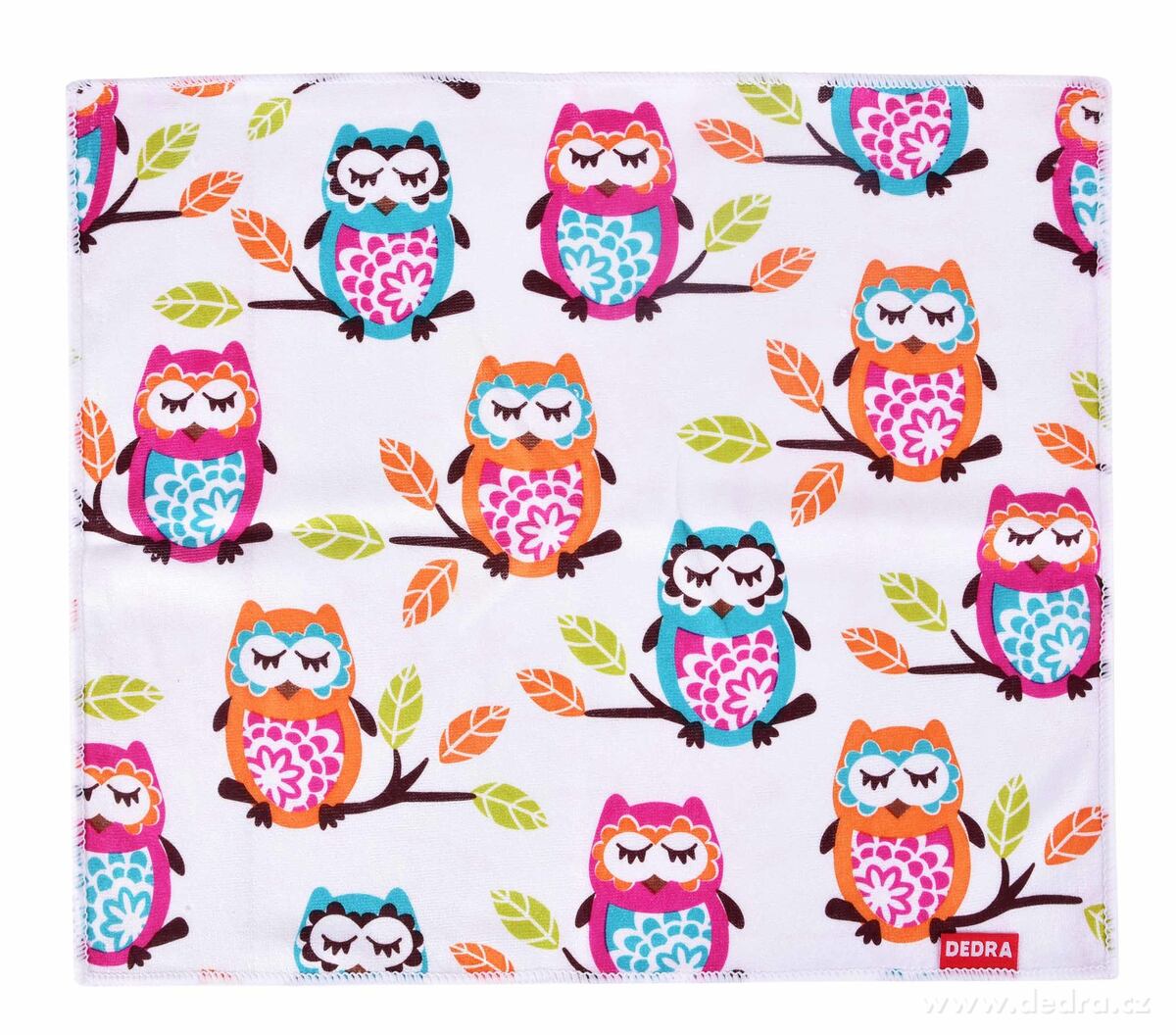 PRAKTIK, Lešticí utěrka z mikrovlákna, univerzální, se spícími sovičkami – náhled 2 | Grand Móda
