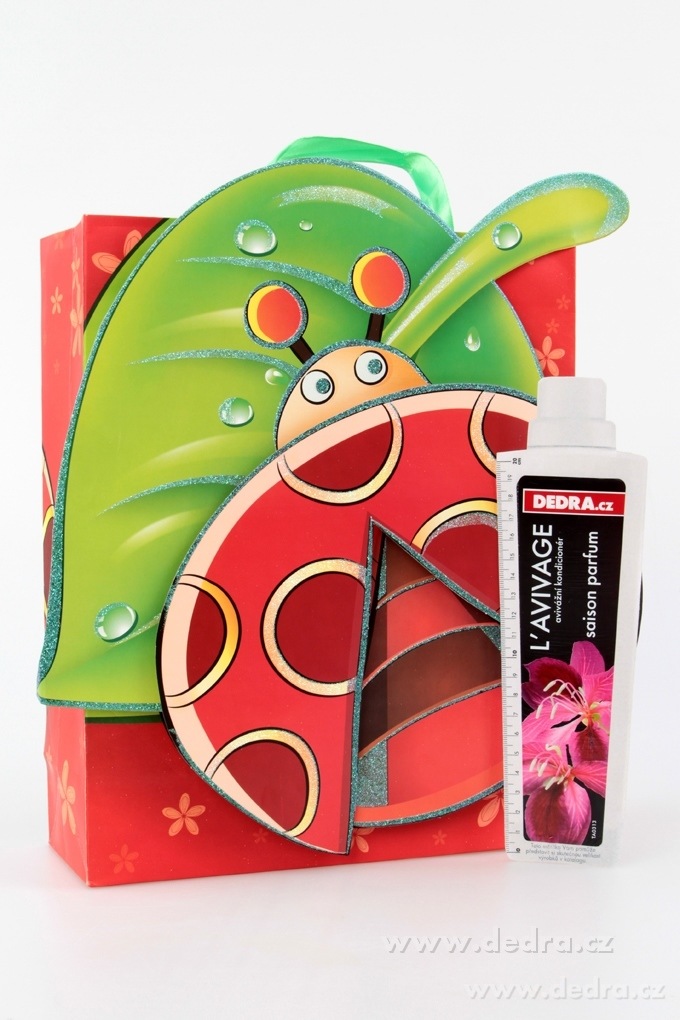 3D papírová taška, beruška na listě – náhled 3 | Grand Móda