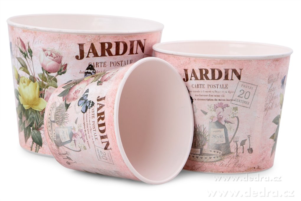 3ks obal na květináč, JARDIN květinový | Zahradnické potřeby | Grand Móda