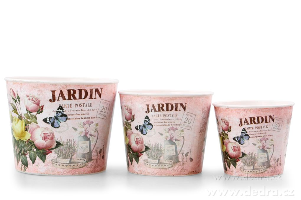 3ks obal na květináč, JARDIN květinový – náhled 3 | Grand Móda