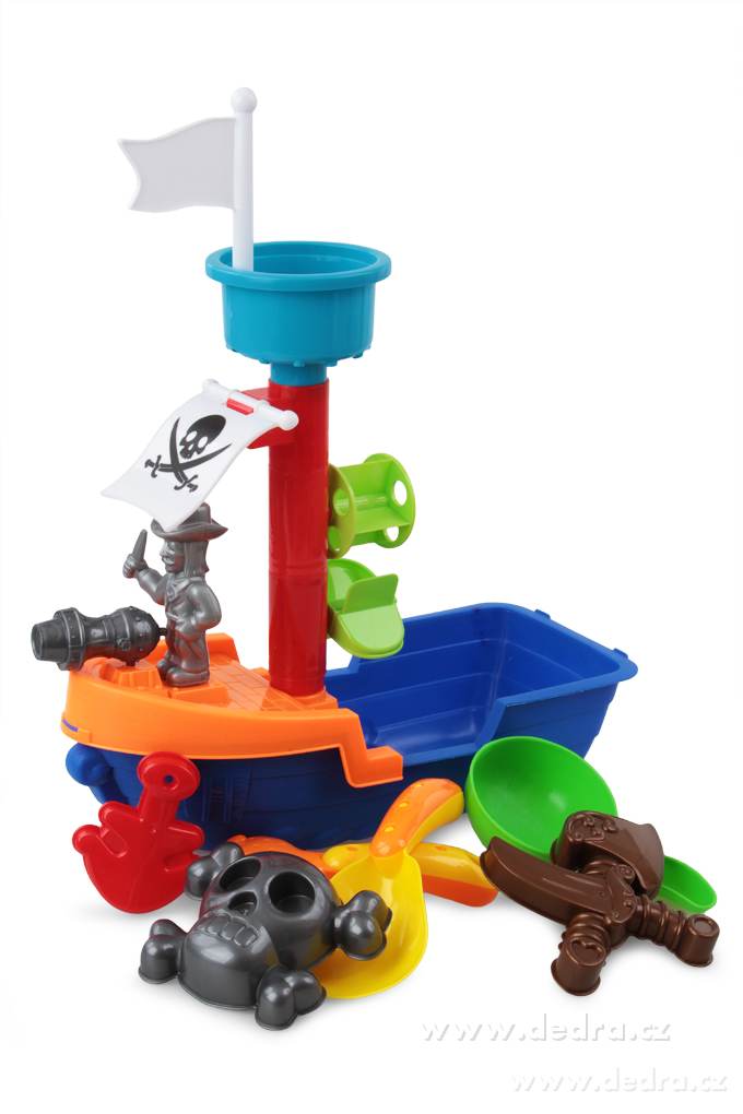 Pirátská loď XXL, 8 dílný set | Vodní hrátky | Grand Móda