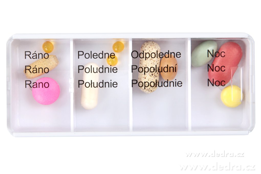 Týdenní zásobník na léky, profesionální – náhled 3 | Grand Móda