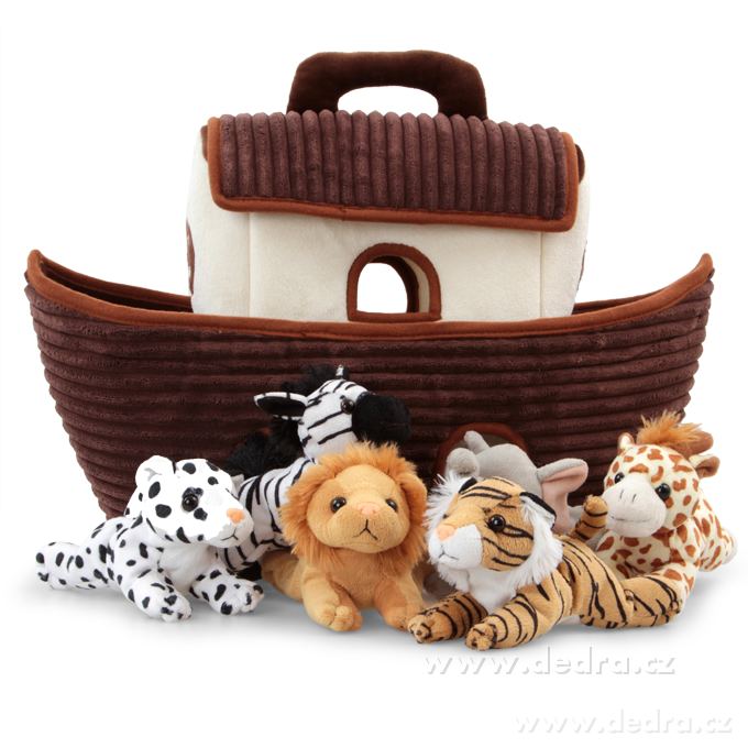 48 cm NOEMOVA ARCHA, plyšová loď a 6 zvířátek – náhled 2 | Grand Móda