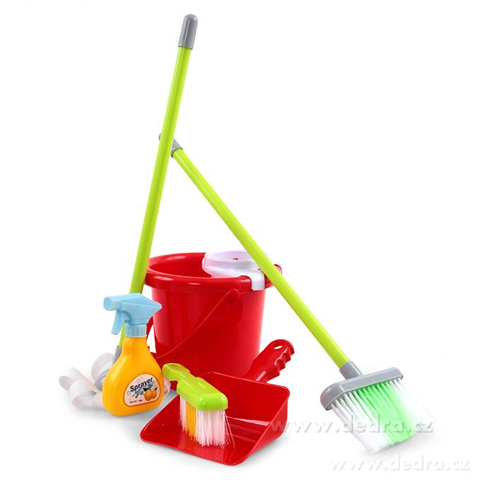 6dílná ÚKLIDOVÁ SADA, malý pomocník | Zvukové a pohyblivé ­čÄÁ | Grand Móda