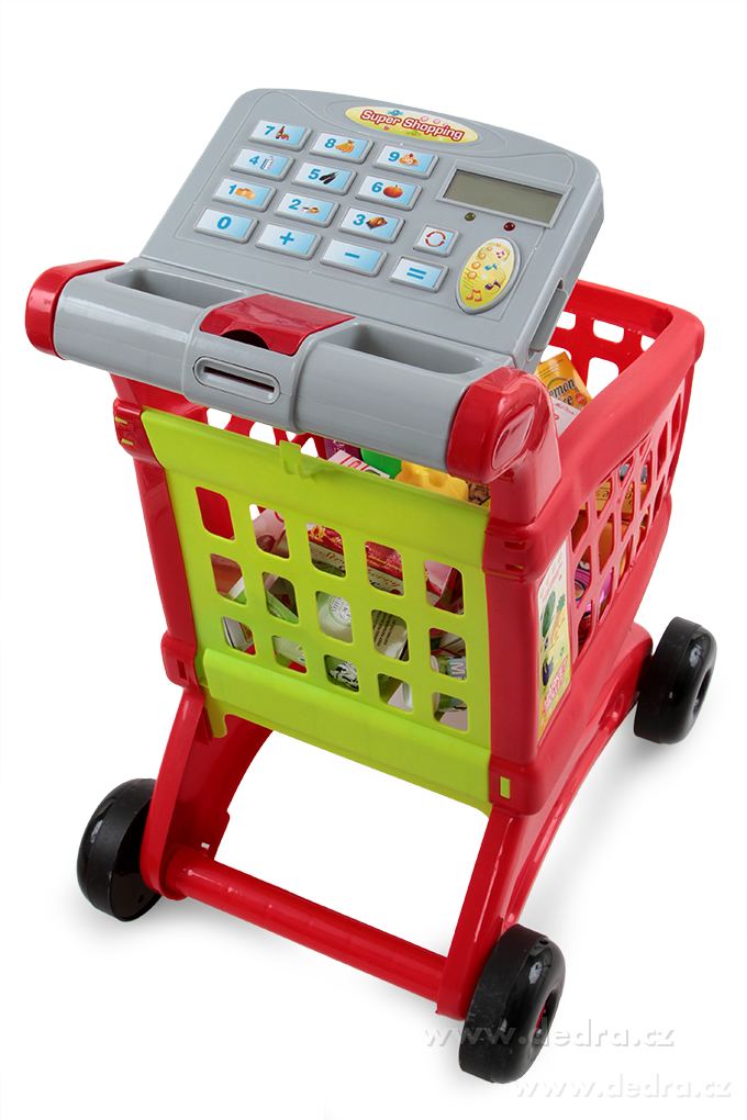 50 cm velký dětský nákupní vozík, elektronický, na baterie – náhled 4 | Grand Móda