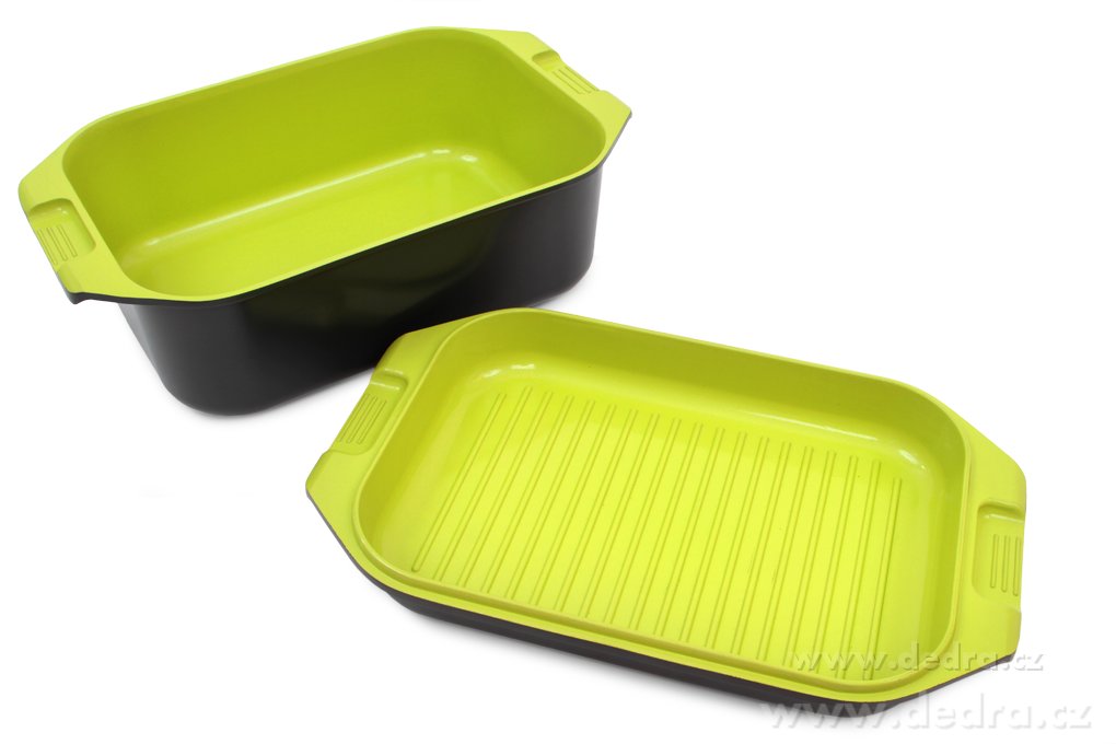 BIOPAN®, 2v1 pekáč s grilovacím víkem, litý hliník & keramický povrch, 8 L + 3, 3 L | Biopan pánve a formy | Grand Móda