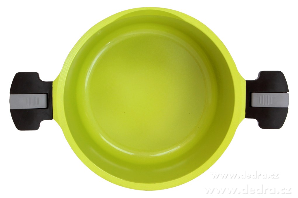 BIOPAN silnostěnný hrnec, 5 litrů, nepřilnavý, se skleněnou poklicí Ø 24 cm, odnímatelné rukojeti – náhled 4 | Grand Móda