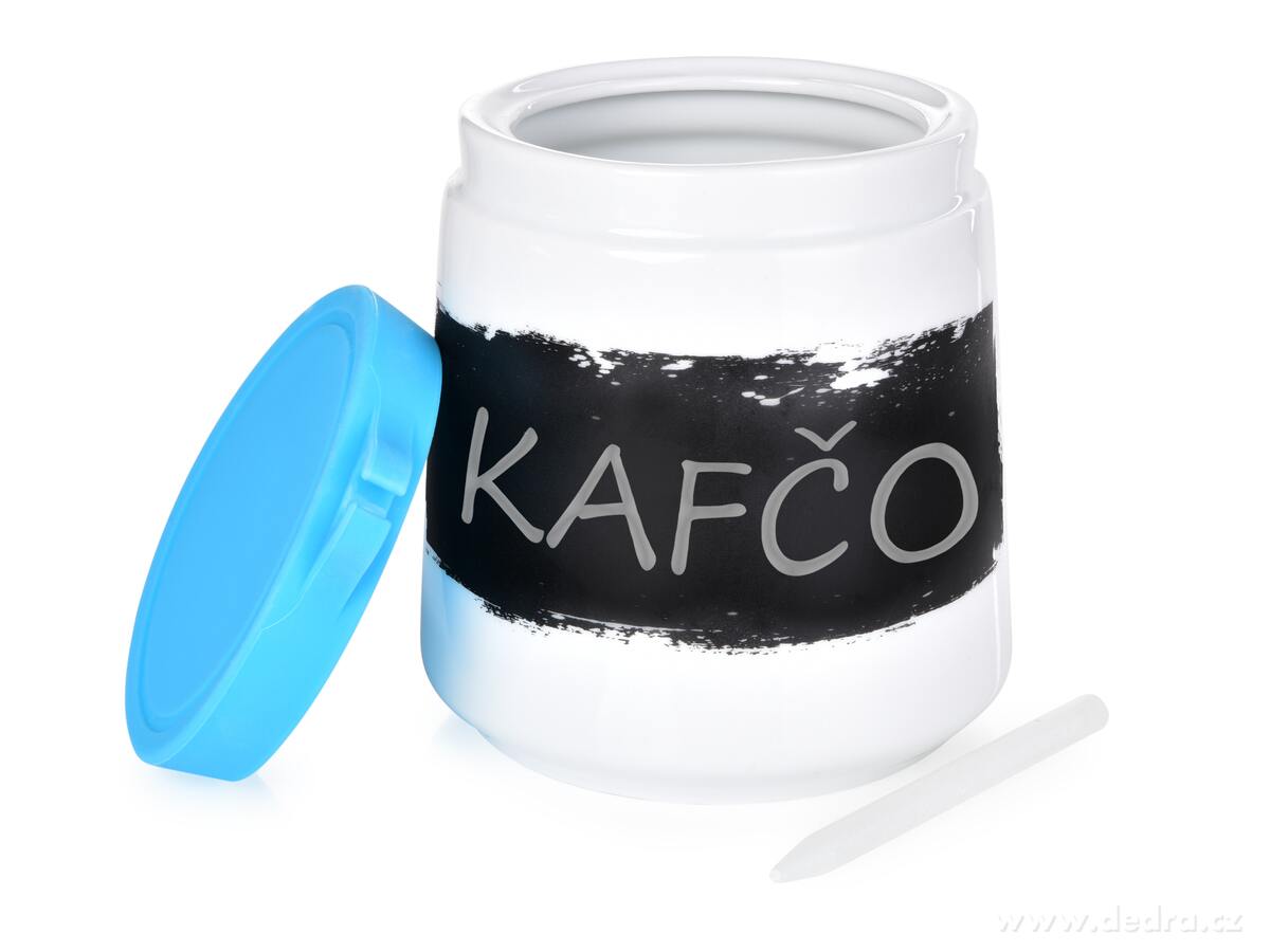 Porcelánová dóza, popisovatelná, včetně bílé tužky – náhled 3 | Grand Móda