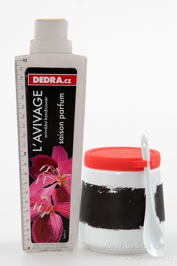 Porcelánová dóza, popisovatelná, včetně bílé tužky – náhled 6 | Grand Móda