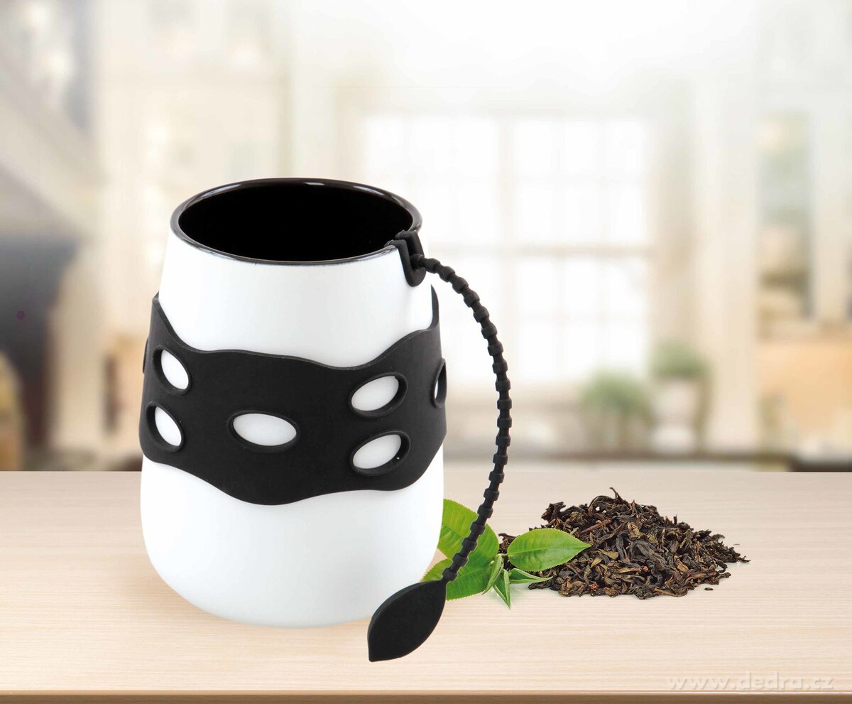 2v1 hrnek s páskem, a sítko na čaj – náhled 3 | Grand Móda