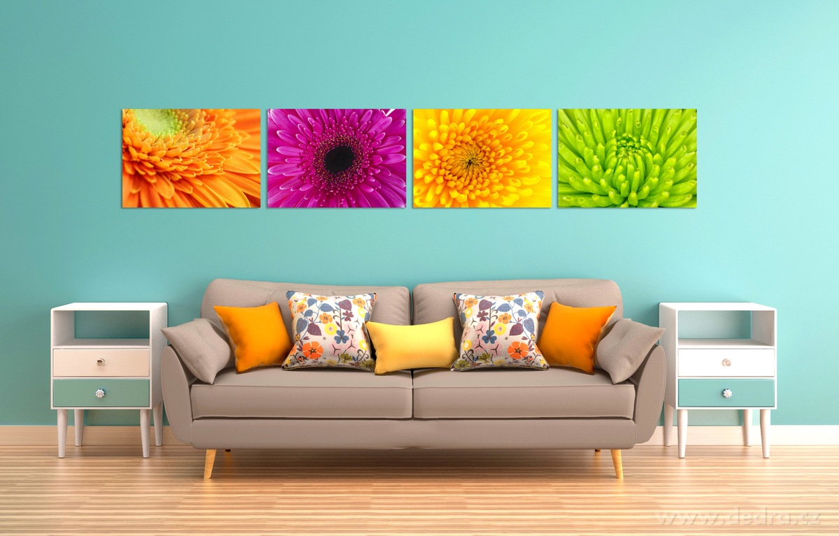 GOLDEN HEART, nástěnný obraz, 70 x 50 cm – náhled 2 | Grand Móda