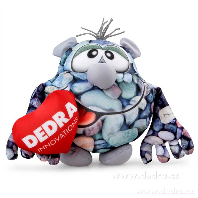 KAMENOŽROUT, náš firemní maskot se srdcem na dlani ♥ | Plyíové a textilní ­čžŞ | Grand Móda