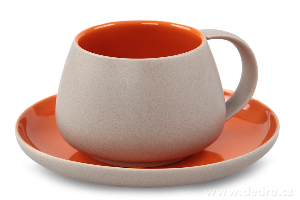 BALI CERAMICS, šálek s podšálkem | Hrnky a íálky | Grand Móda