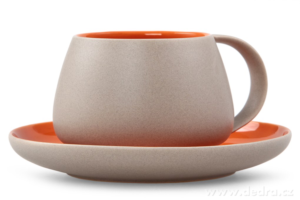 BALI CERAMICS, šálek s podšálkem – náhled 2 | Grand Móda