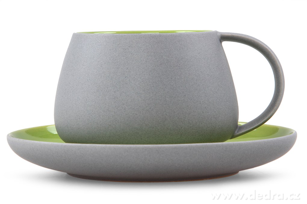 BALI CERAMICS, šálek s podšálkem – náhled 2 | Grand Móda