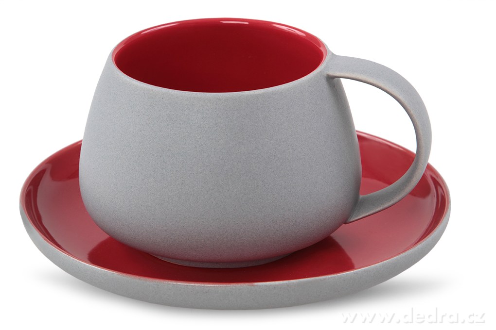 BALI CERAMICS, šálek s podšálkem