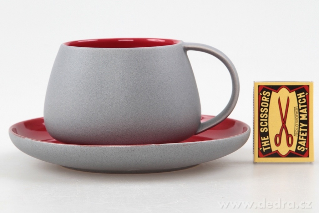 BALI CERAMICS, šálek s podšálkem – náhled 3 | Grand Móda