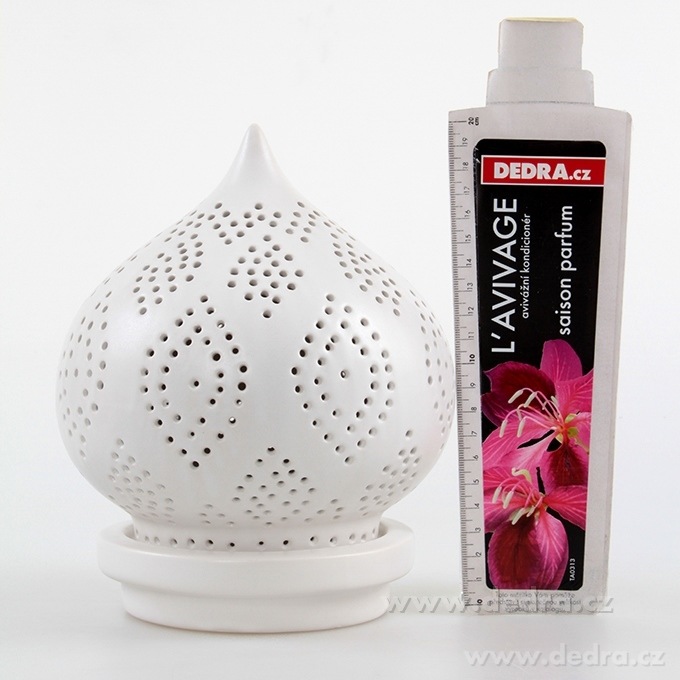 22 cm velký svícen s vyřezávaným stínidlem BALI CERAMICS – náhled 5 | Grand Móda