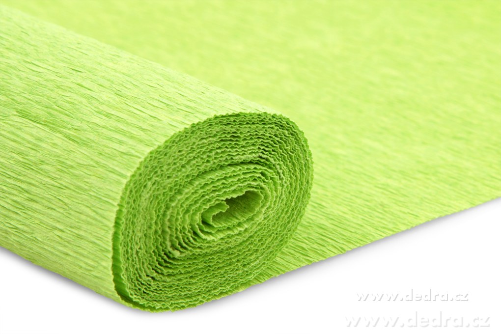 Krepový papír, zelený – náhled 2 | Grand Móda