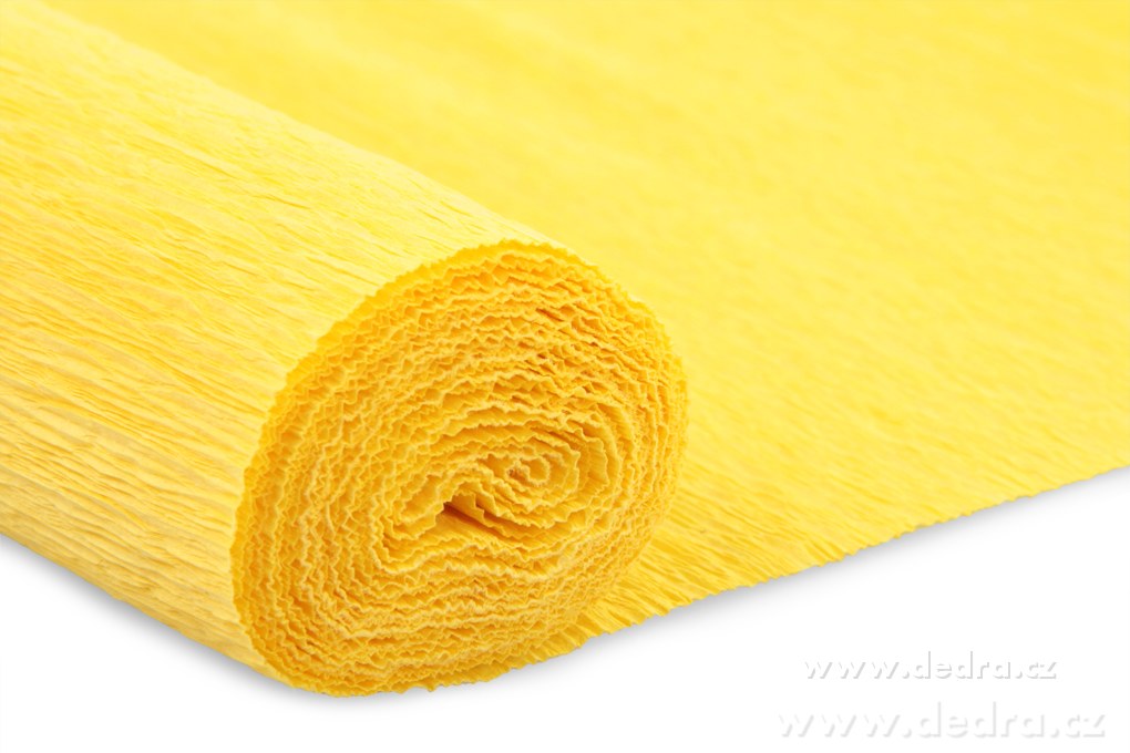 Krepový papír, žlutý – náhled 2 | Grand Móda