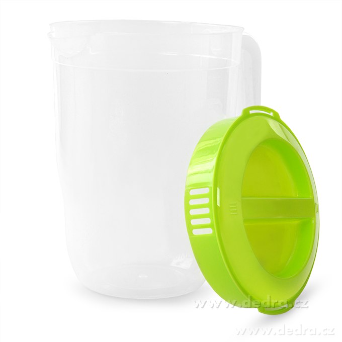 MEGA DŽBÁN, plastová konvice 3, 5 L s otočným víkem a odměrkou, na studené i teplé nápoje – náhled 4 | Grand Móda