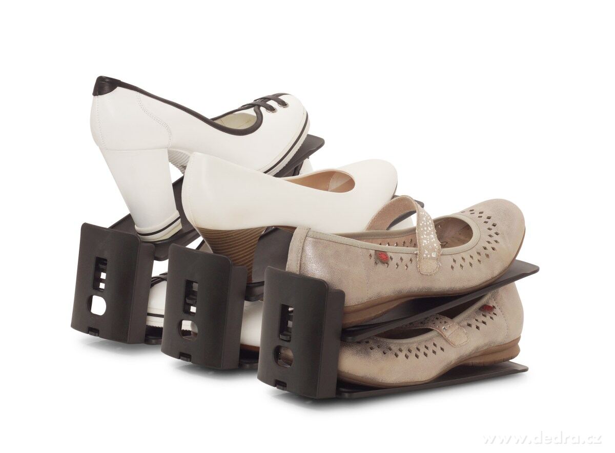 FLEXI BOTOŠTOS®, stojan na obuv se 3 pozicemi nastavení, úsporný organizér do botníku – náhled 3 | Grand Móda