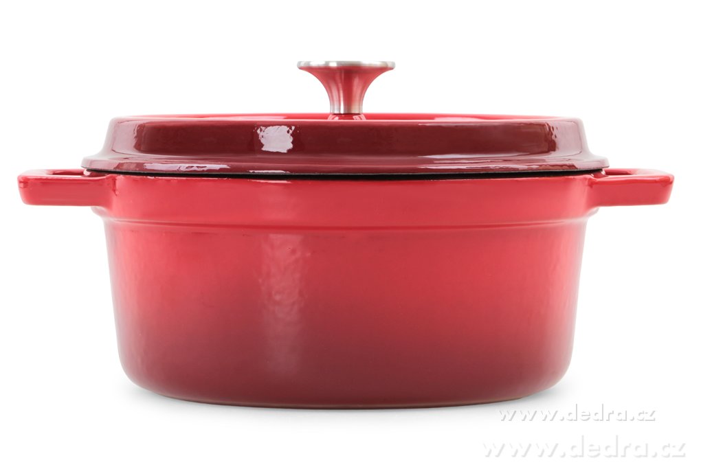 MASSIVE, litinový kulatý hrnec se samopodlévací poklicí, COCOTTE, 6 L – náhled 2 | Grand Móda