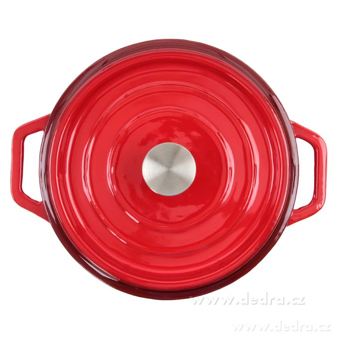 MASSIVE, litinový kulatý hrnec se samopodlévací poklicí, COCOTTE, 6 L – náhled 5 | Grand Móda