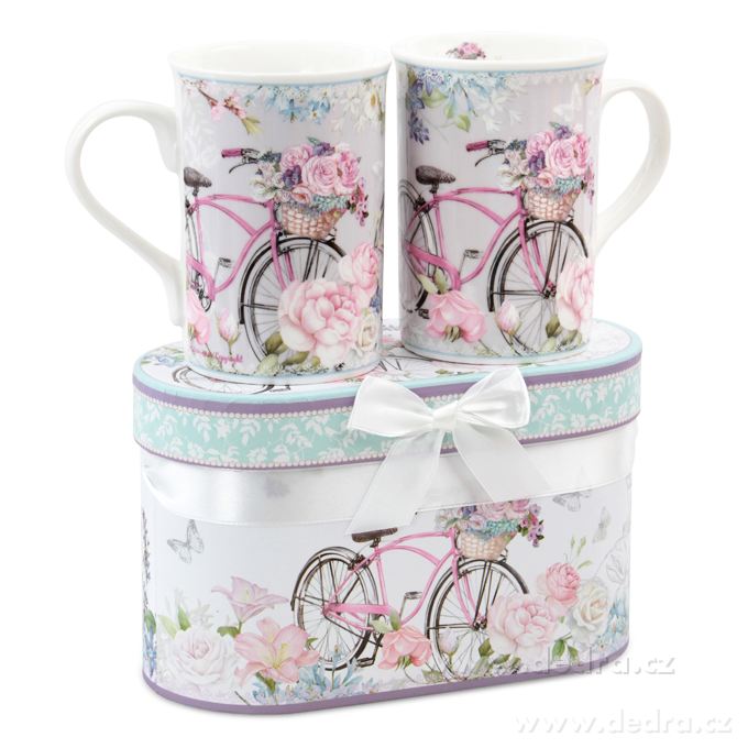 2 ks porcelán.hrnek, v dárkovém boxu | Hrnky a íálky | Grand Móda