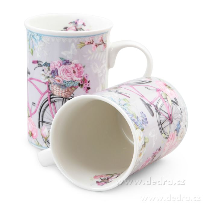 2 ks porcelán.hrnek, v dárkovém boxu – náhled 2 | Grand Móda