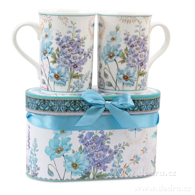 2 ks porcelán.hrnek, v dárkovém boxu – náhled 3 | Grand Móda