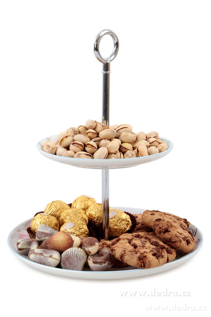 2 patrový etažér na servírování potravin, v dárkové krabici – náhled 4 | Grand Móda