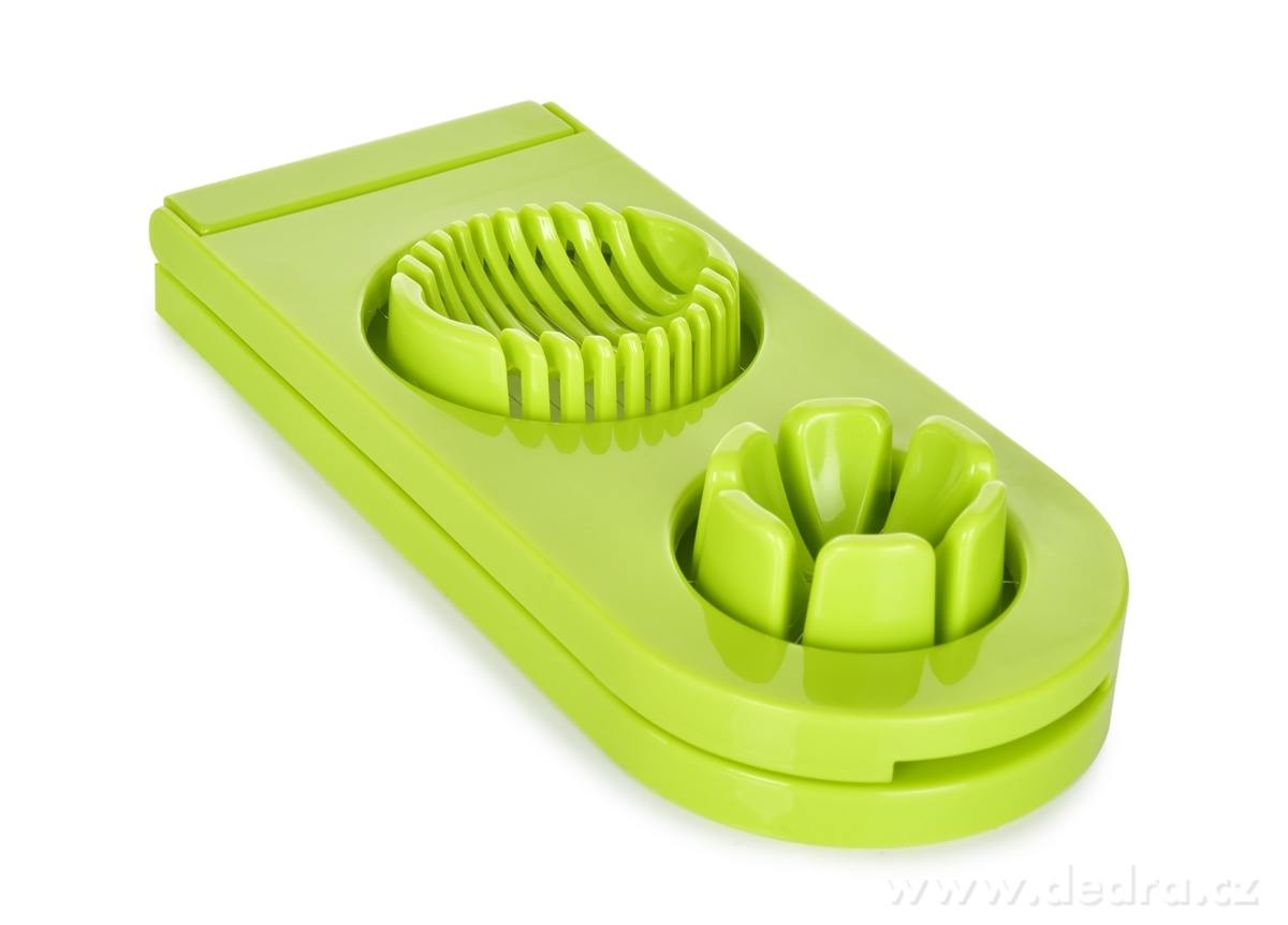 EGGY, 2v1 kráječ na vajíčka – plátky a měsíčky, nerezové struny | Vychytávky | Grand Móda