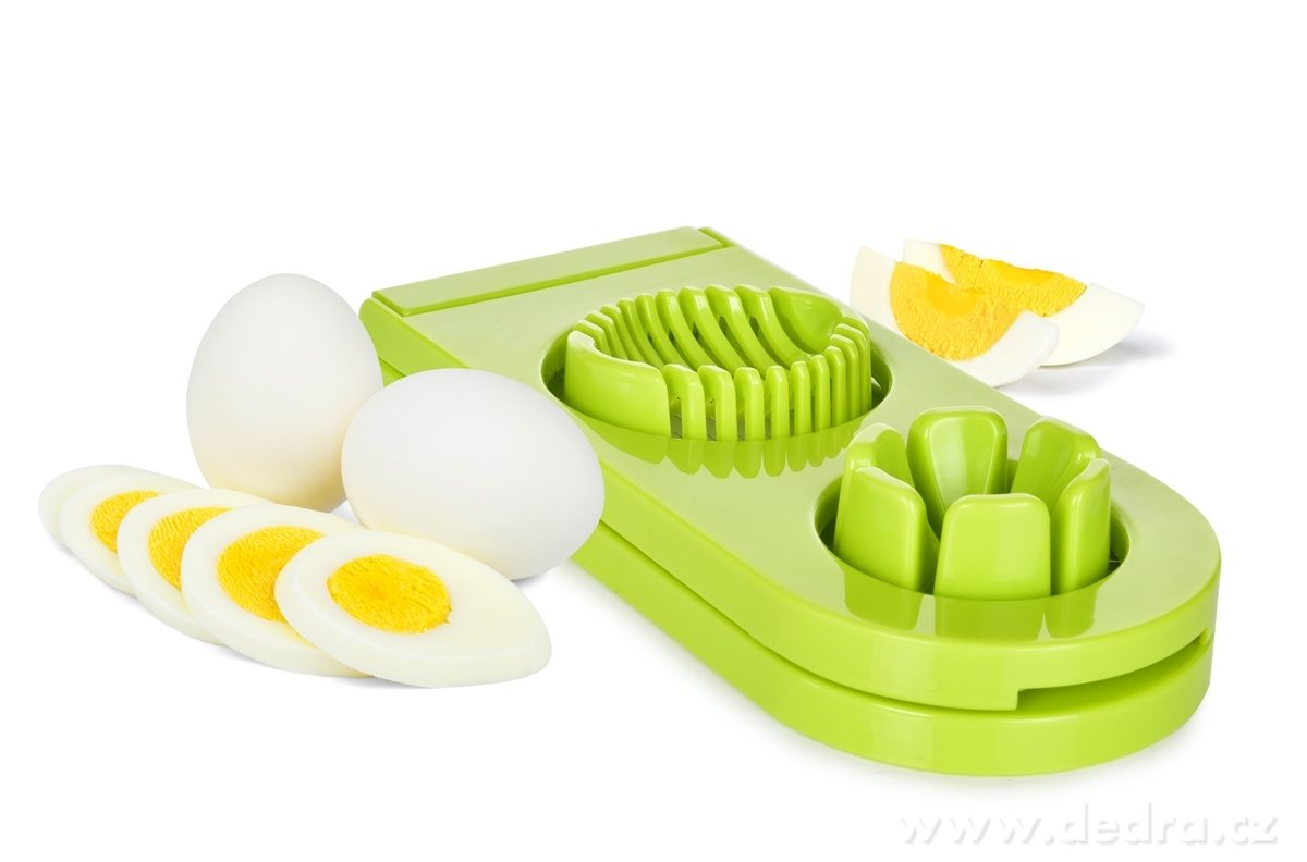 EGGY, 2v1 kráječ na vajíčka – plátky a měsíčky, nerezové struny – náhled 3 | Grand Móda