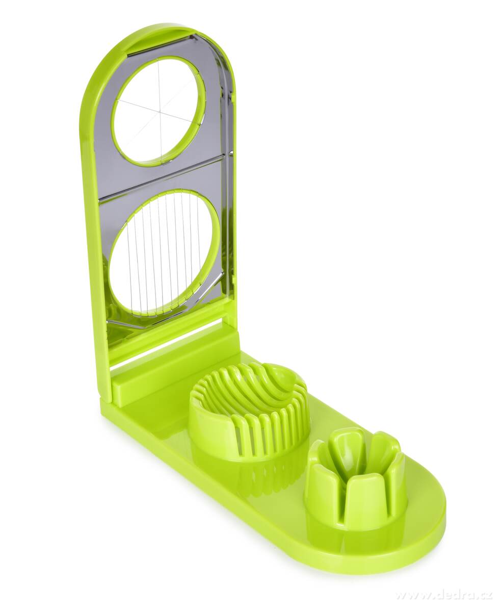 EGGY, 2v1 kráječ na vajíčka – plátky a měsíčky, nerezové struny – náhled 4 | Grand Móda