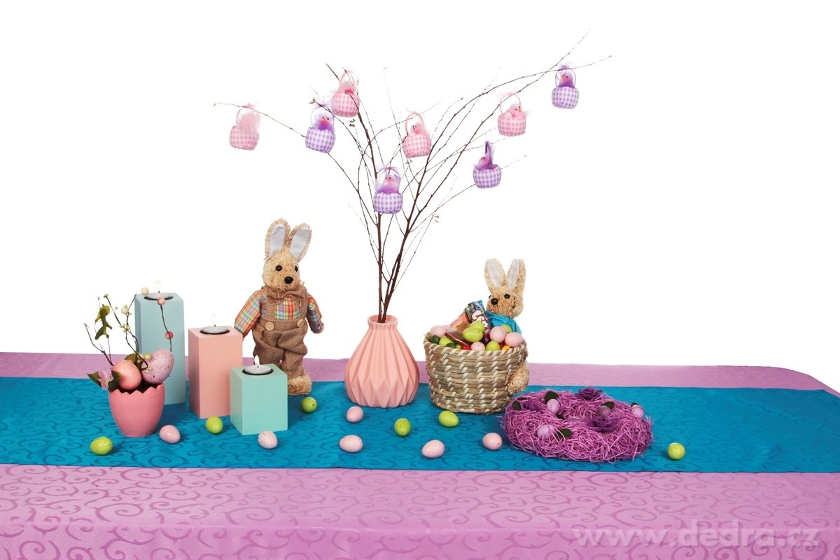 20 cm dekorativní věnec, ve fialových tónech – náhled 4 | Grand Móda