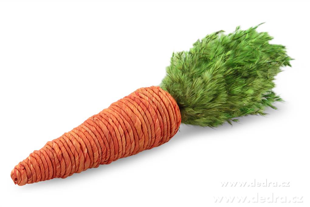 30 cm velká dekorat.mrkev, se zelenou natí – náhled 2 | Grand Móda