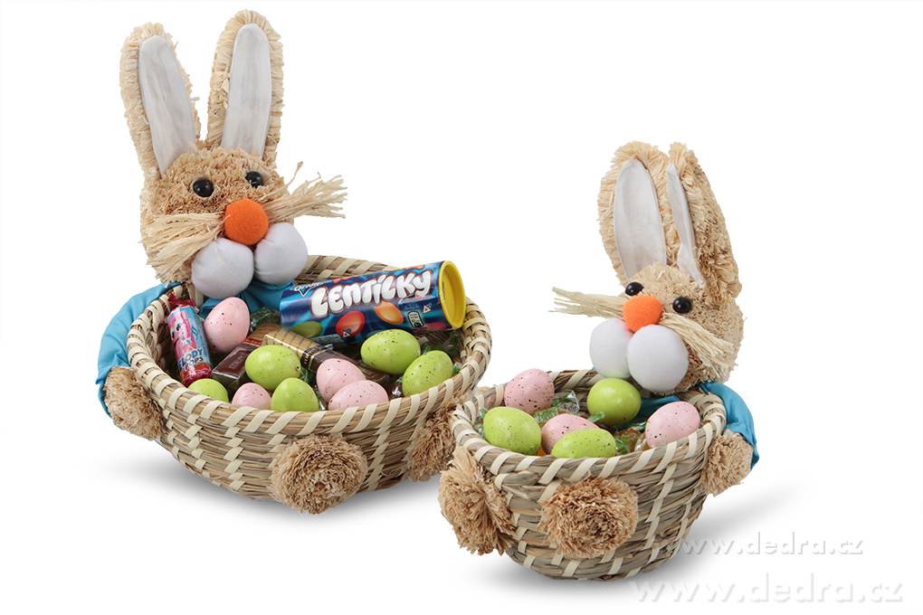 2 ks veselá ošatka, se zajíci modré šaty – náhled 2 | Grand Móda