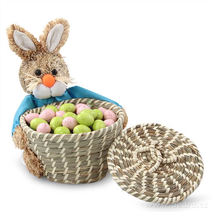 23 cm velká ošatka s postavičkou, zajíce s víkem – náhled 2 | Grand Móda