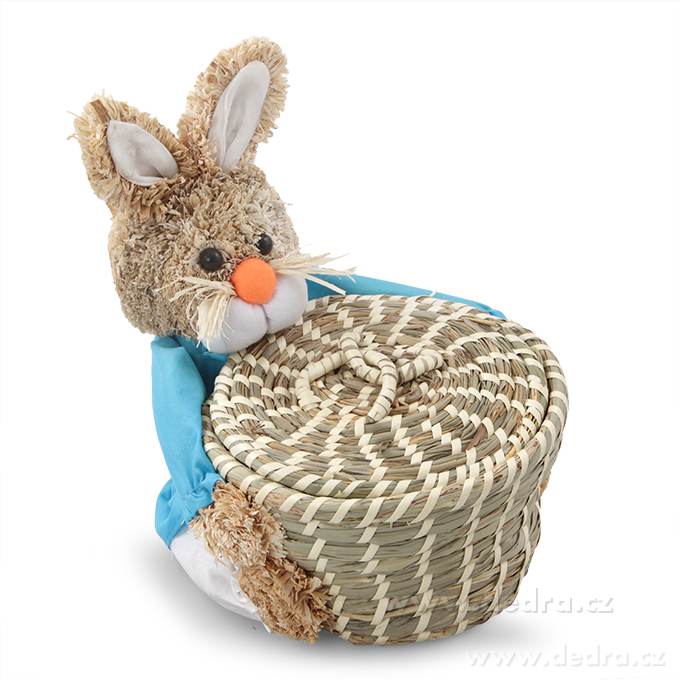 23 cm velká ošatka s postavičkou, zajíce s víkem – náhled 4 | Grand Móda