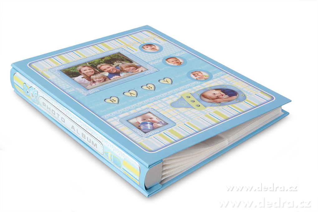Fotoalbum BABY, na 240 fotek modré – náhled 3 | Grand Móda