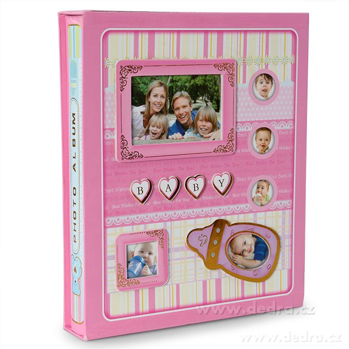 Fotoalbum BABY, na 240 fotek růžové | Tvořivé hraní ­čîł | Grand Móda