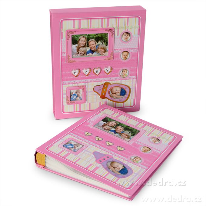 Fotoalbum BABY, na 240 fotek růžové – náhled 3 | Grand Móda