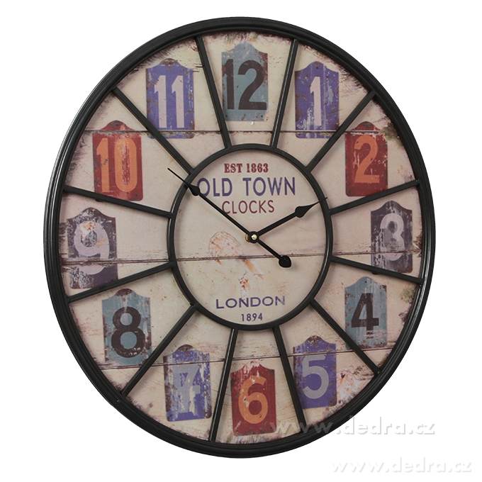 XXL dřevěné hodiny, LONDON 1894 nástěnné – náhled 2 | Grand Móda